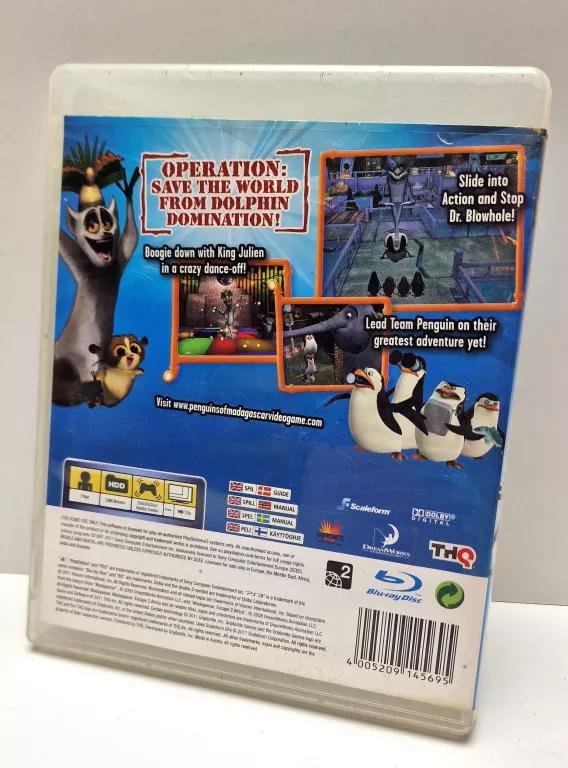 THE PENGUIN OF MADAGASCAR PS3