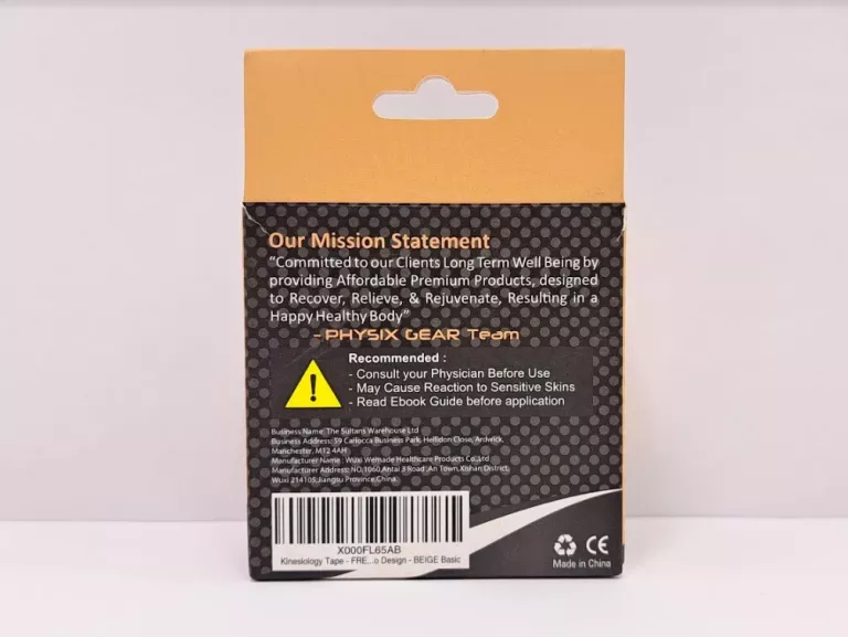 PHYSIX GEAR SPORT KINESIOLOGY TAPE PRO - TAŚMA SPORTOWA- TEJPY