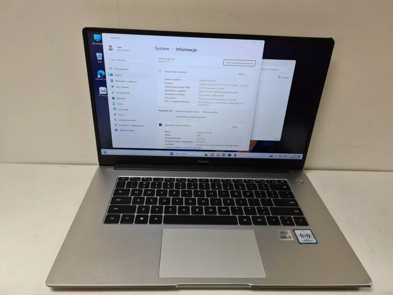 LAPTOP HUAWEI MATEBOOK D15 I3-10110U 8GB 256SSD