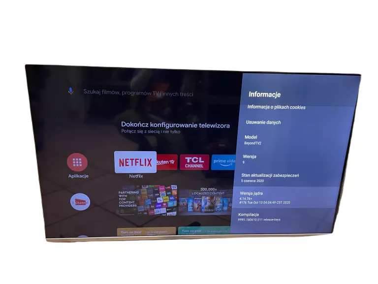 TELEWIZOR LED TCL 55P715 55" 4K UHD + PILOT