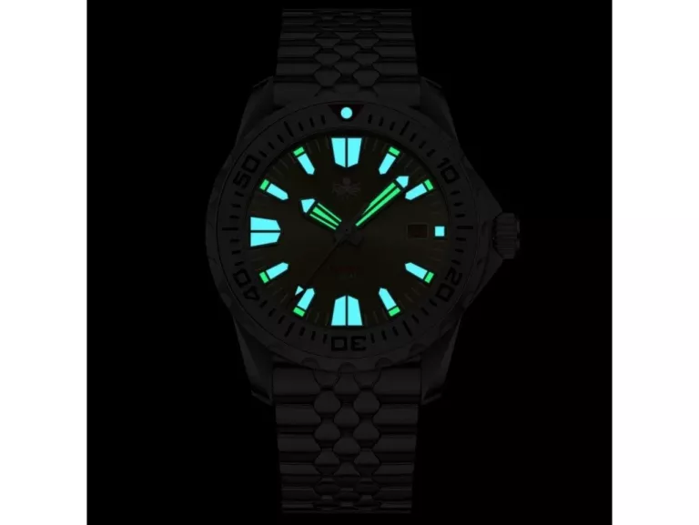 ZEGAREK PHOIBOS 300M KRAKEN PY033C CZARNO-SREBRNY