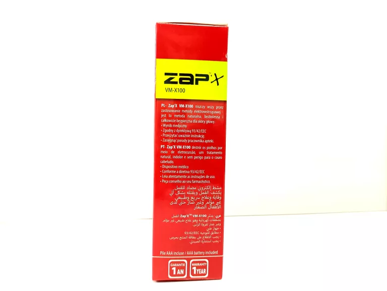 GRZEBIEŃ ELEKTRONICZNY NA WSZY I GNIDY ZAP X VM100