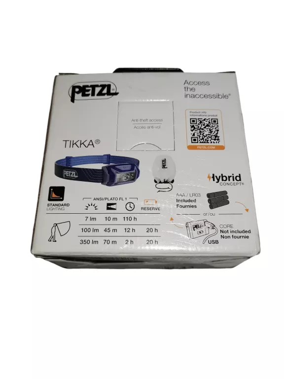 LATARKA CZOŁOWA, CZOŁÓWKA PETZL TIKKA E061AA01 350L