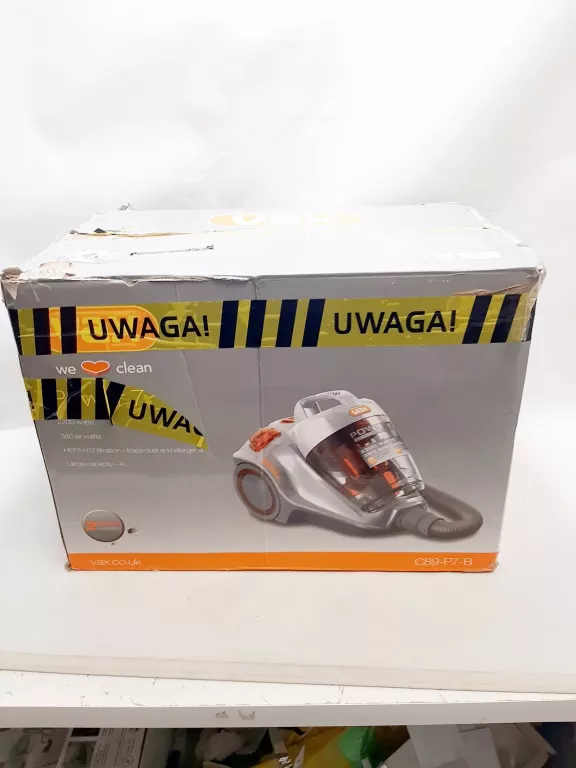 ODKURZACZ VAX POWE 7 C89-P7-B 380 AIR/WAT
