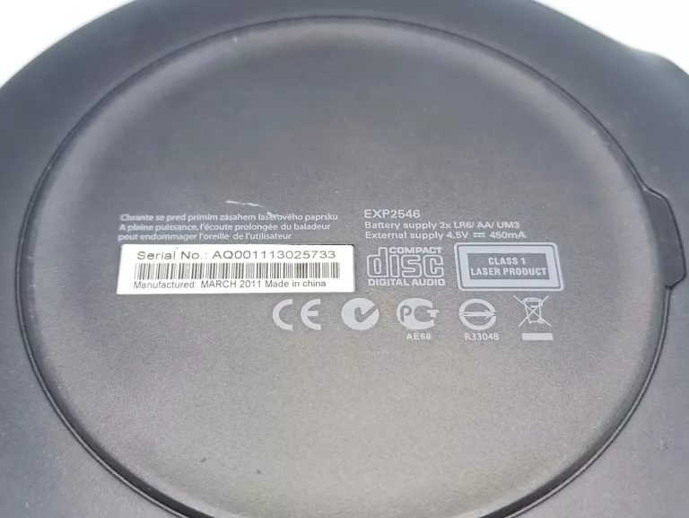 DISCMAN PHILIPS EXP2546
