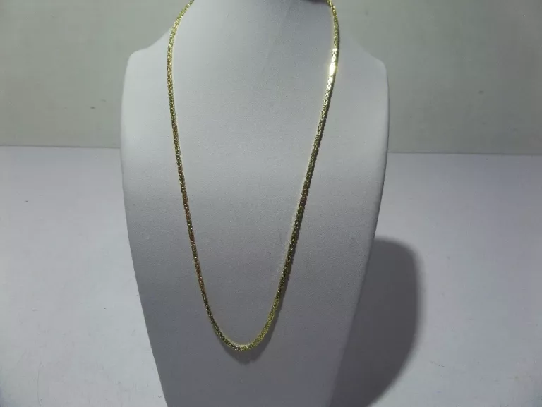 ZŁOTY ŁAŃCUSZEK PR. 585 11,77G DŁ: 50CM SPLOT KRÓLEWSKI