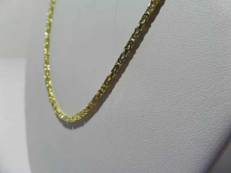 ZŁOTY ŁAŃCUSZEK PR. 585 11,77G DŁ: 50CM SPLOT KRÓLEWSKI
