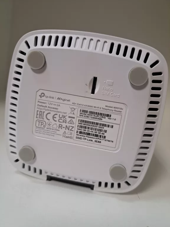 ROUTER TP-LINK MX515V 4G+ CAT12 WI-FI 6