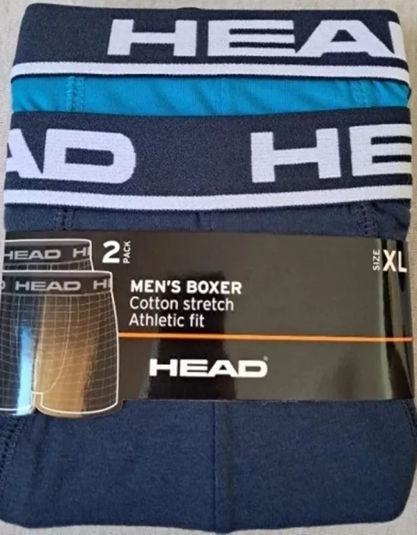 BOKSERKI MĘSKIE HEAD XL 2- PACK