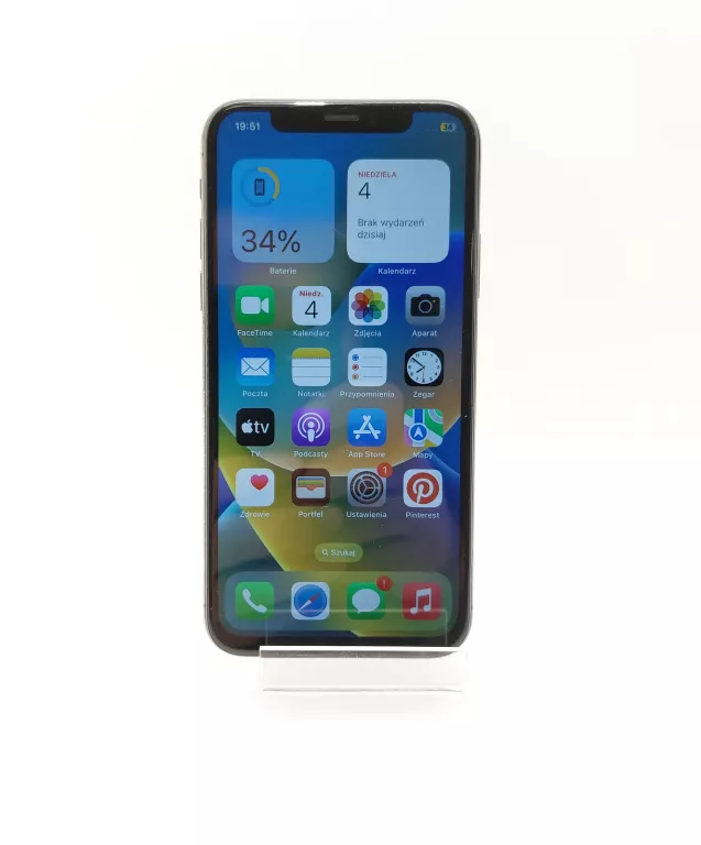 APPLE IPHONE X 3 GB / 64 GB 4G SZARY BAT 72%