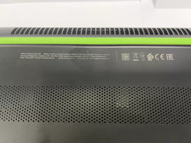 LAPTOP HP PAVILION 15-BC402NW