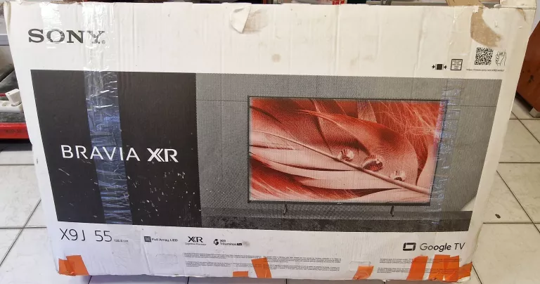 SMART TV LED SONY BRAVIA 55" GOOGLE TV 4K 120HZ GWAR. DO 01-2025R