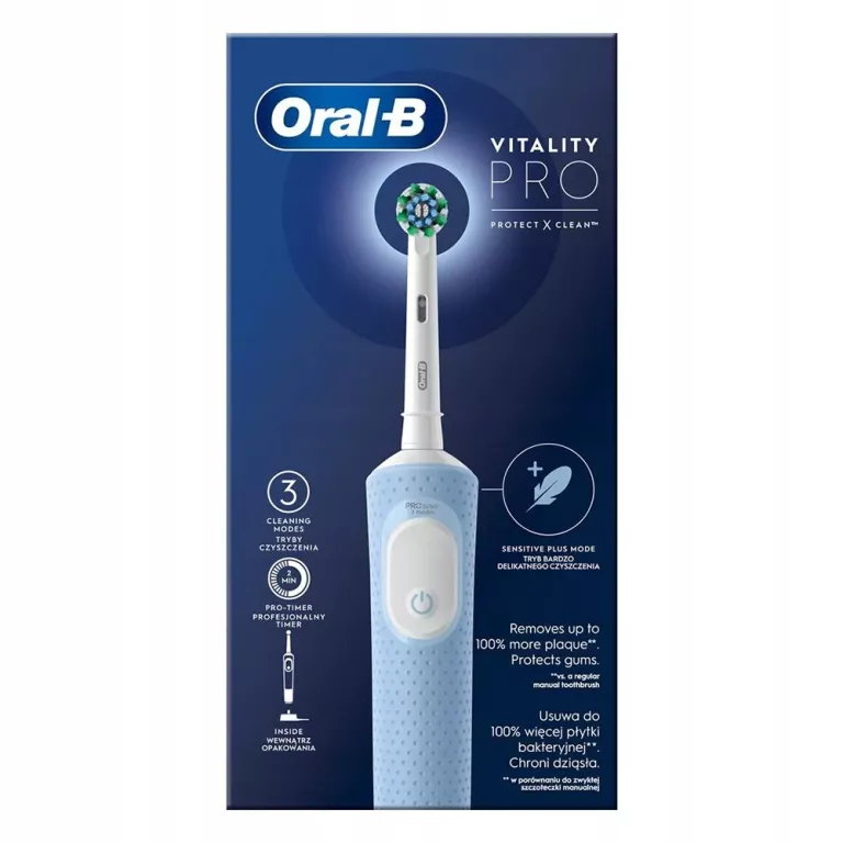 SZCZOTECZKA ELEKTRYCZNA ORAL-B VITALITY PRO PROTECT X CLEAN