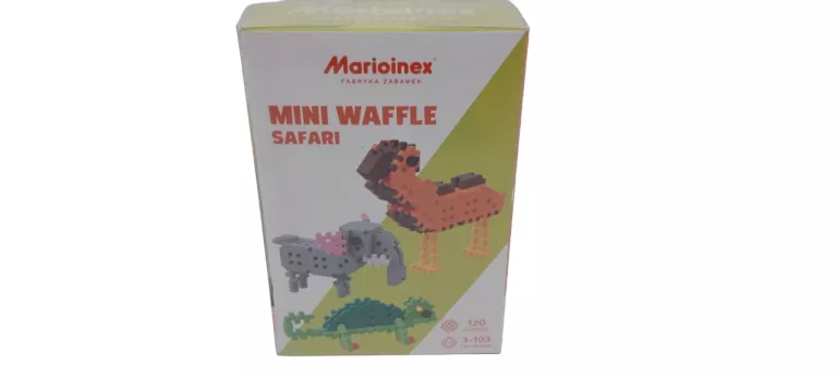 KLOCKI MARIOINEX FABRYKA ZABAWEK SAFARI 120 SZTUK