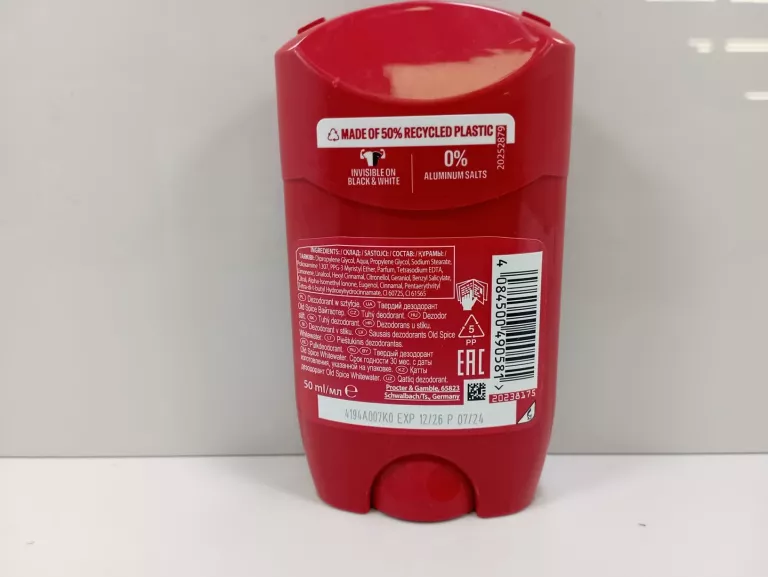 OLD SPICE WHITEWATER DEZODORANT W SZTYFCIE DLA MĘŻCZYZN 50 ML