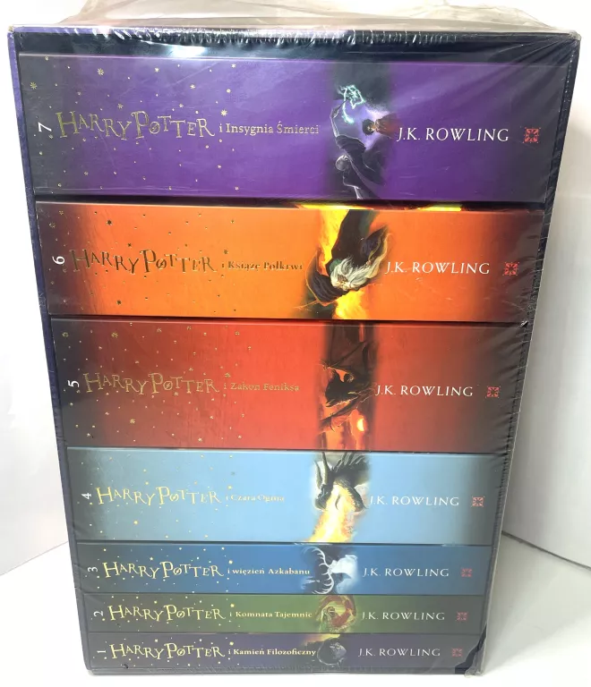 PAKIET KSIĄŻEK : HARRY POTTER. TOM 1-7 / ZAPAKOWANE
