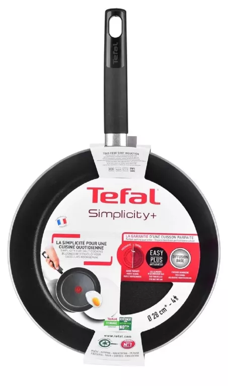 PATELNIA TEFAL SIMPLY CLEAN O28CM NIEPRZYWIERAJĄCA