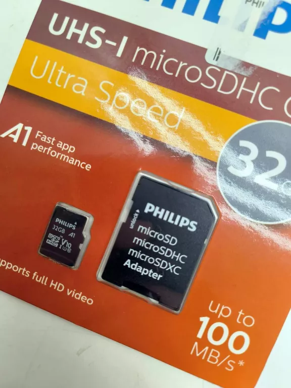 KARTA PAMIĘCI SDHC PHILIPS 32 GB ULTRA SPEED