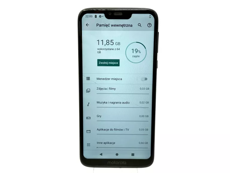 MOTOROLA MOTO G7 POWER 4/64GB PĘKNIĘTY