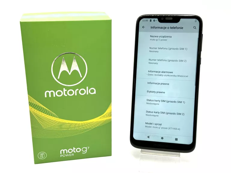 MOTOROLA MOTO G7 POWER 4/64GB PĘKNIĘTY