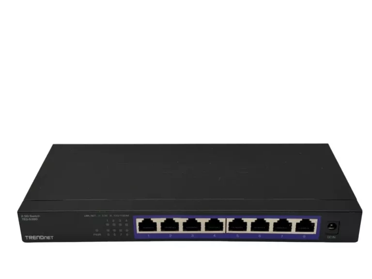 TRENDNET 8-PORT UNMANAGED 2.5G POE+ SWITCH - AMOUNT OF PORTS: (TPETG380)