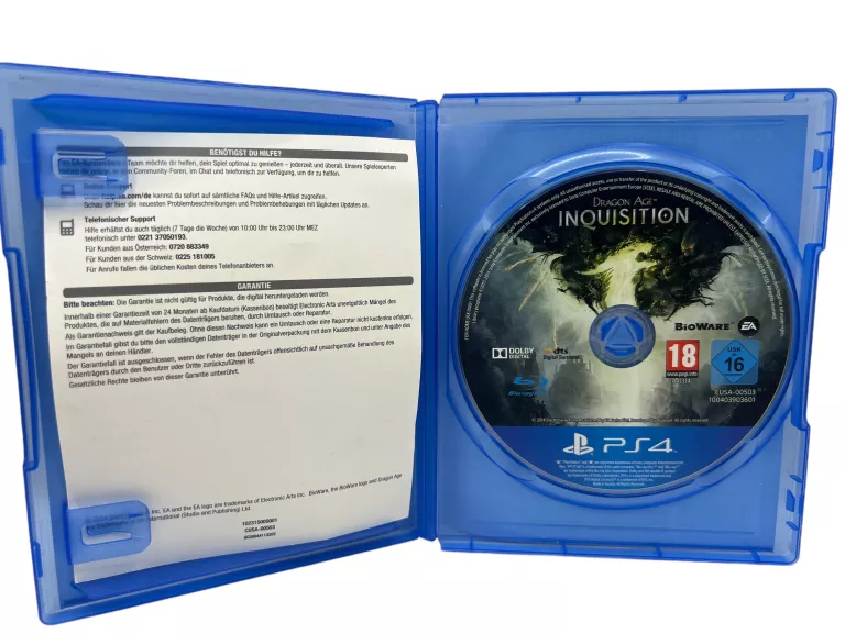 PS 4 DRAGON AGE INQUISITION