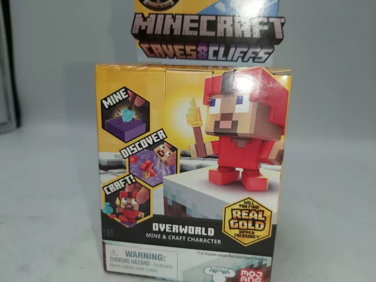 MINECRAFT TREASURE X FIGURKA CAVE & CLIFFS OVERWORLD 41675 COBI