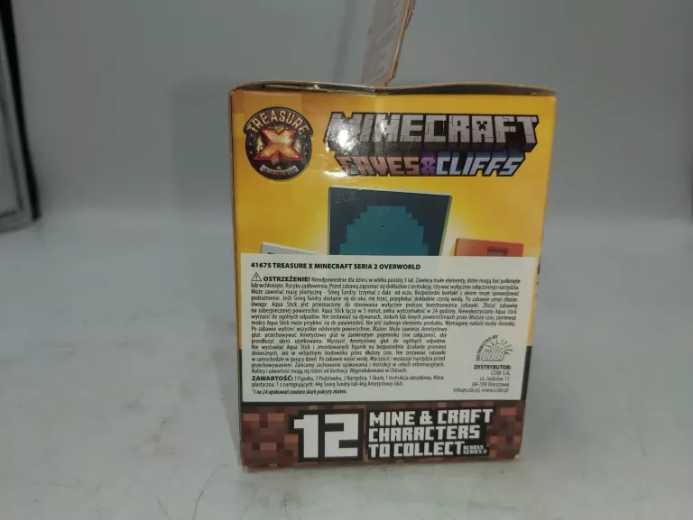 MINECRAFT TREASURE X FIGURKA CAVE & CLIFFS OVERWORLD 41675 COBI