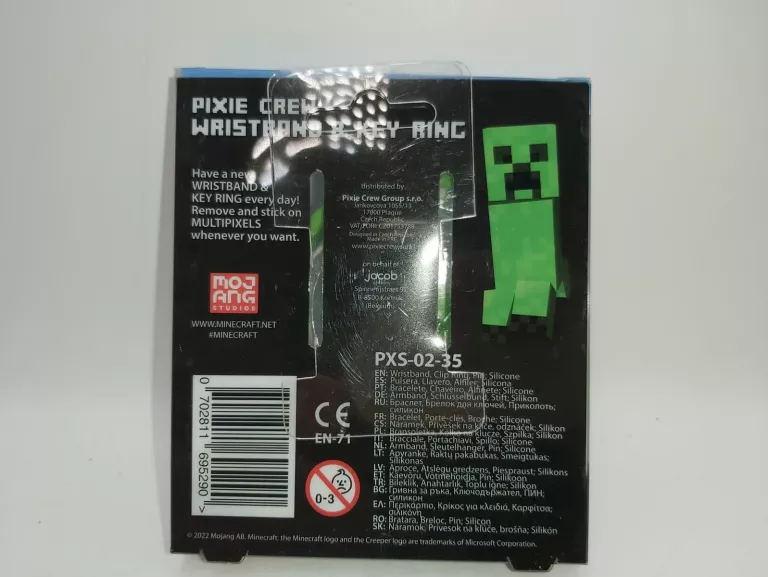 WRISTBAND MINECRAFT PIXIE CREW KOMPLET