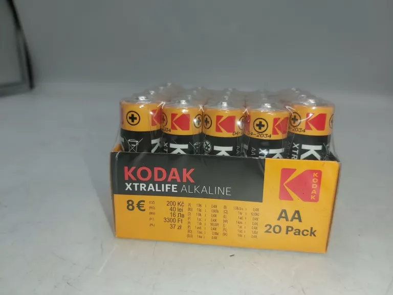 BATERIE KODAK XTRALIFE ALKALINE AA 20 SZT