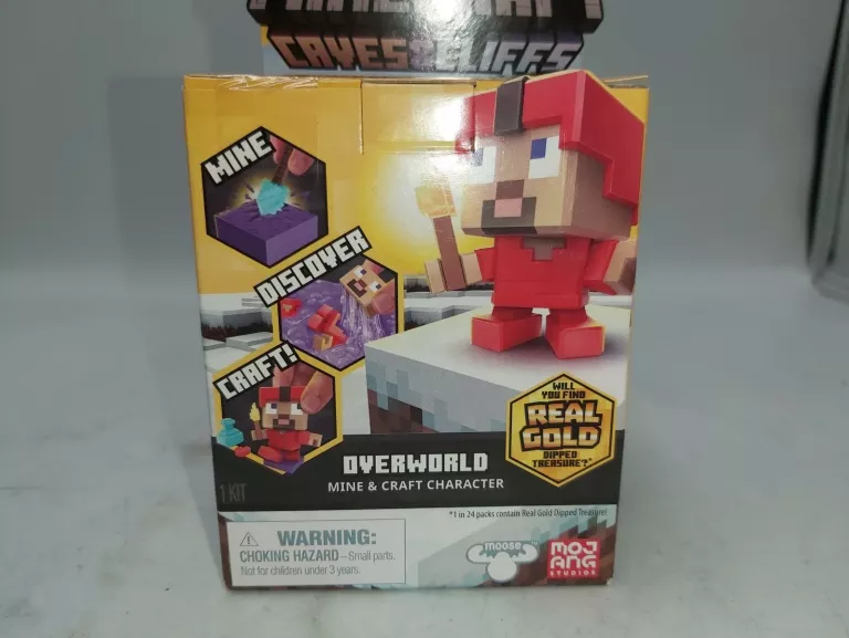 MINECRAFT TREASURE X FIGURKA CAVE & CLIFFS OVERWORLD 41675 COBI