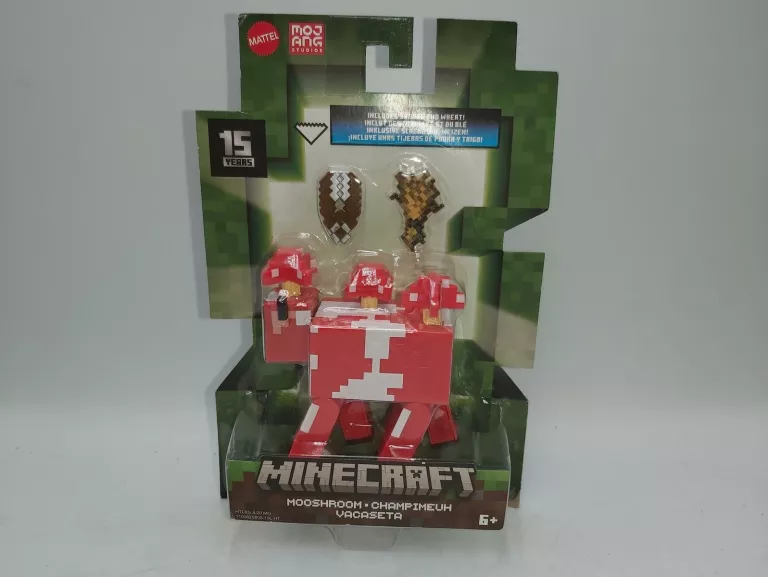 FIGURKA MINECRAFT MOOSHROOM MATTEL