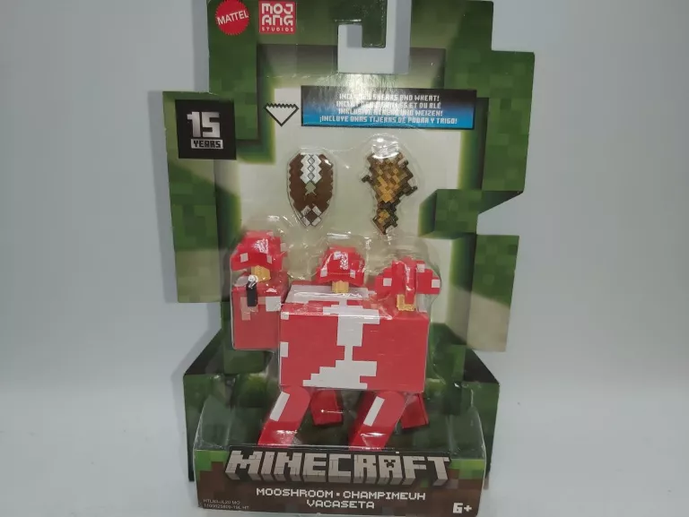 FIGURKA MINECRAFT MOOSHROOM MATTEL