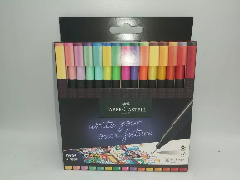 CIENKOPISY FABER-CASTELL PASTEL+ NEON 30 SZT