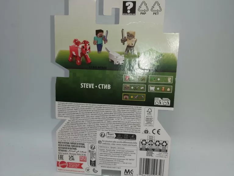 FIGURKA MINECRAFT STEVE MATTEL