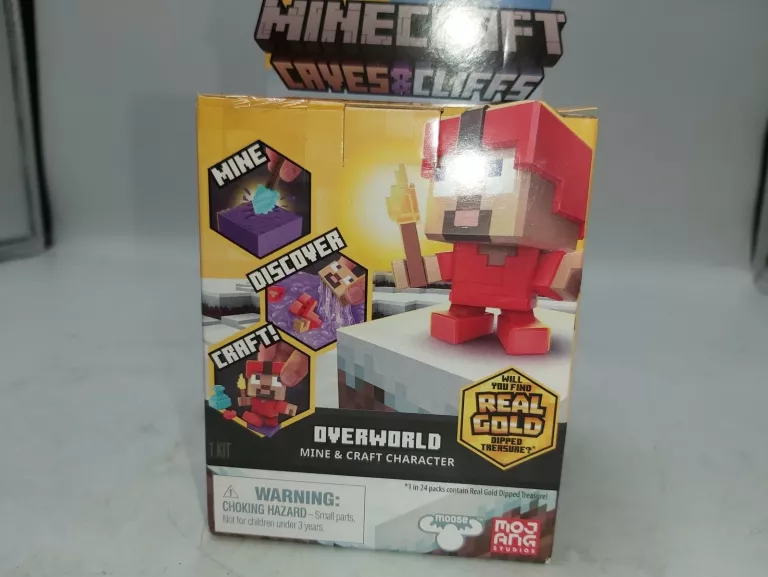 MINECRAFT TREASURE X FIGURKA CAVE & CLIFFS OVERWORLD 41675 COBI