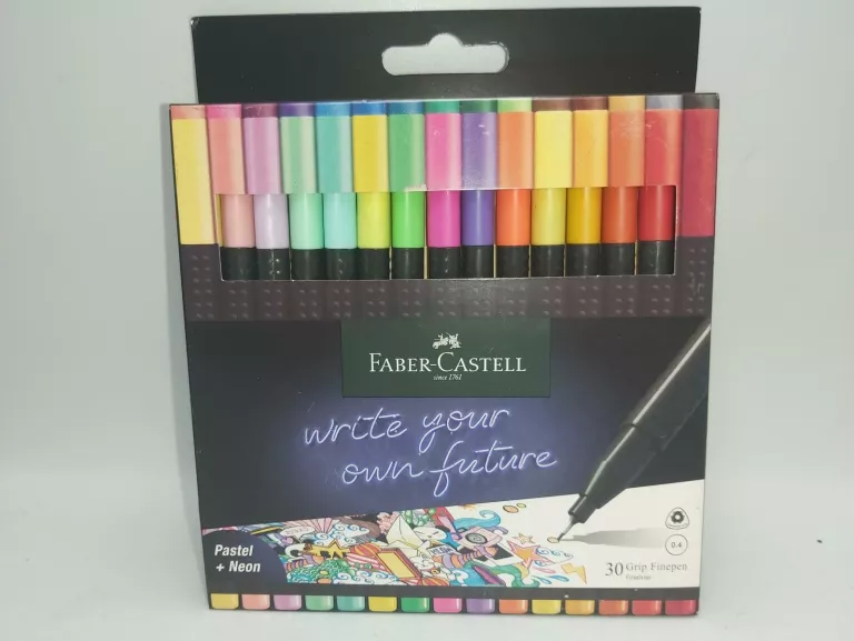 CIENKOPISY FABER-CASTELL PASTEL+ NEON 30 SZT