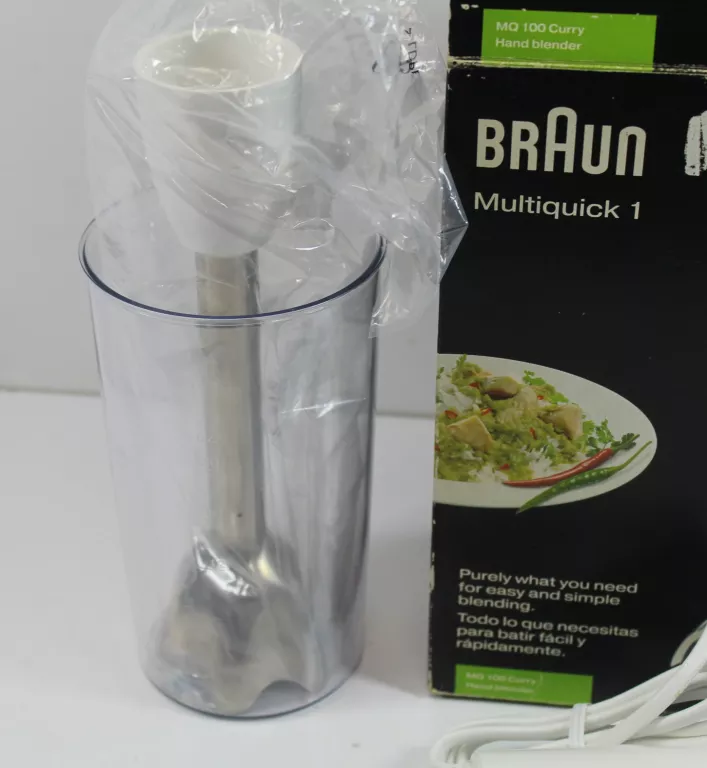 BLENDER RĘCZNY Z POJEMNIKIEM BRAUN MQ100 CURRY 450W - KPL