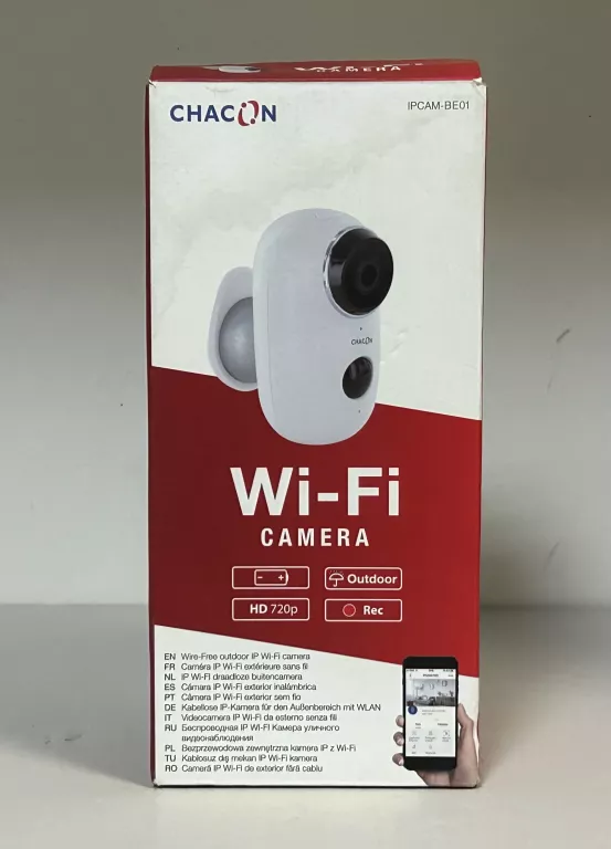 KAMERA WIFI CHACON IPCAM-BE01 720P OUTDOOR KOMPLET