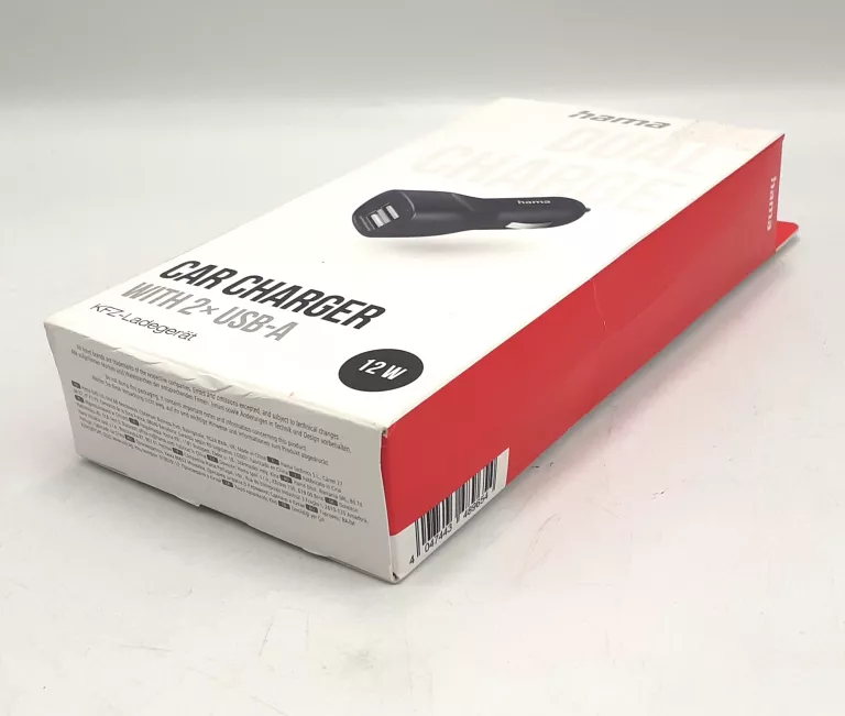 ŁADOWARKA SAMOCHODOWA HAMA 2X USB-A 12W