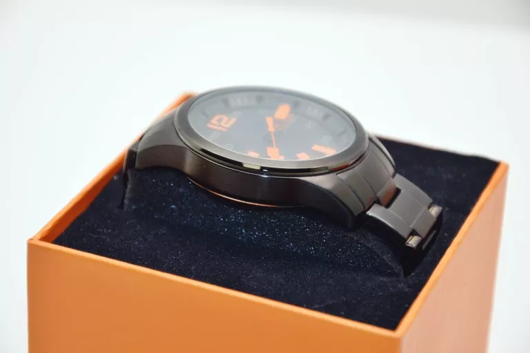 ZEGAREK MĘSKI HUGO BOSS ORANGE 1513051 CZARNA BRANSOLETA