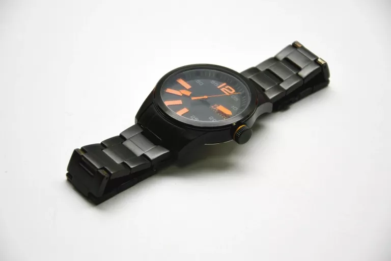 ZEGAREK MĘSKI HUGO BOSS ORANGE 1513051 CZARNA BRANSOLETA