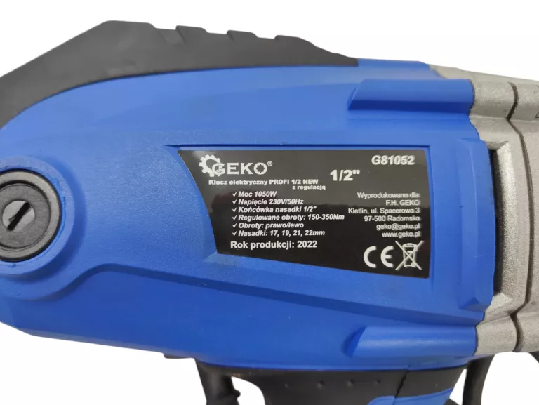 KLUCZ UDAROWY GEKO G81052/KOMPLET/PARAGON 06.24
