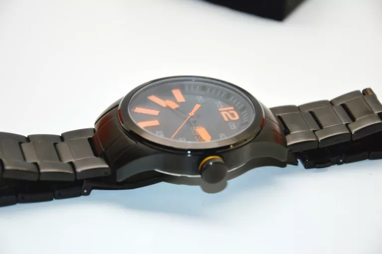 ZEGAREK MĘSKI HUGO BOSS ORANGE 1513051 CZARNA BRANSOLETA