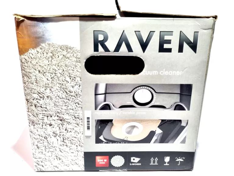 ODKURZACZ RAVEN EO005 800W BEZ WORKA