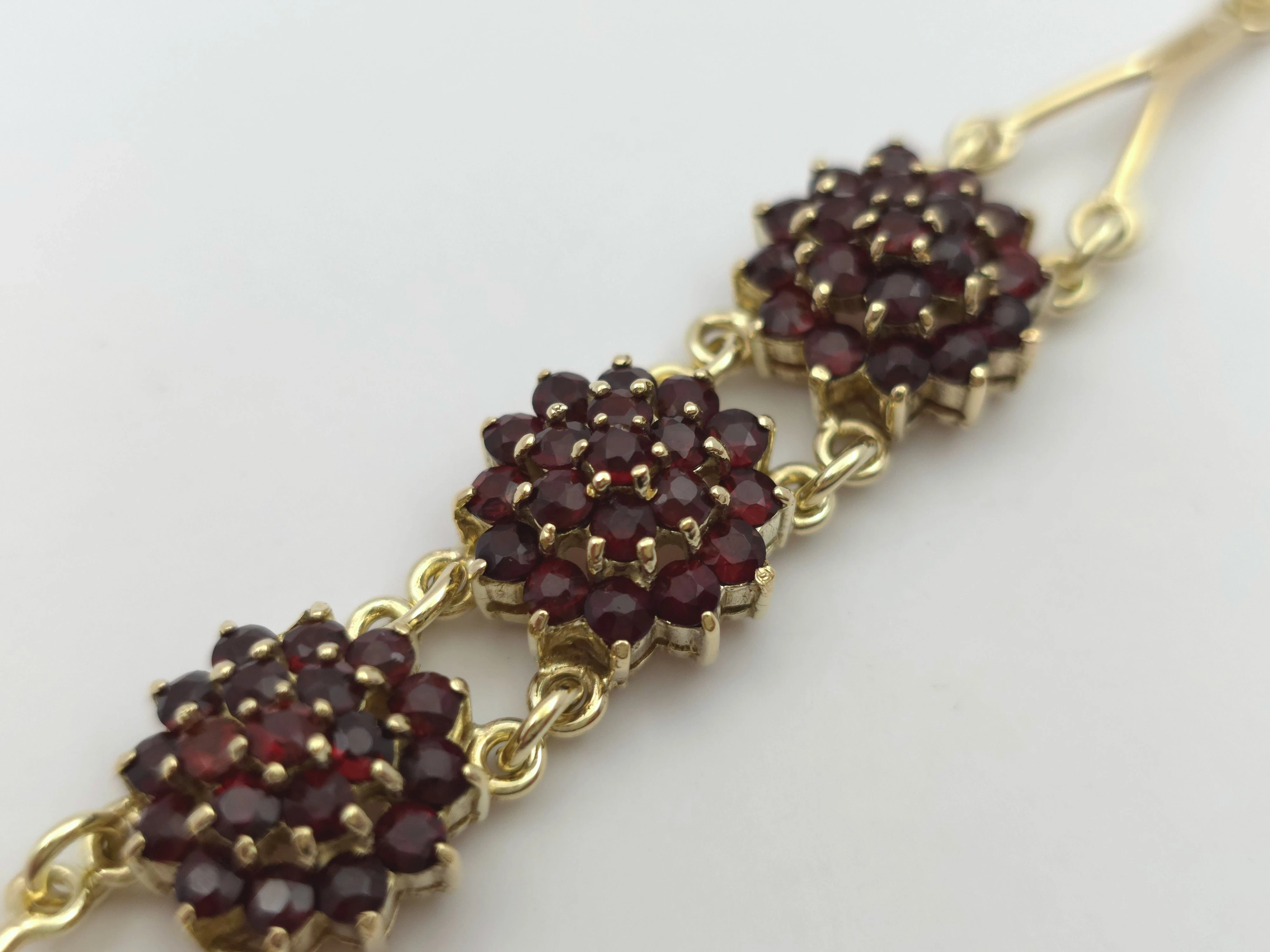 zlota-bransoletka-z-granatami-585-14k-17cm-1425g-material-15835-2