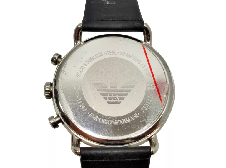 EMPORIO ARMANI ZEGAREK MĘSKI AR11143 CZARNY + PUDEŁKO