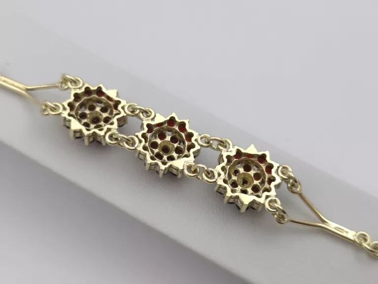 zlota-bransoletka-z-granatami-585-14k-17cm-1425g-ean-gtin-5905868204155