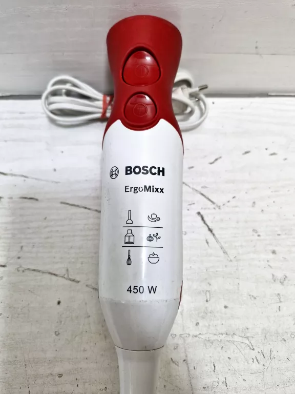 BLENDER RĘCZNY BOSCH ERGOMIXX MSM64010 450W BIAŁY
