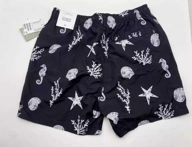 WZORZYSTE SZORTY KĄPIELOWE H&M ROZMIAR M